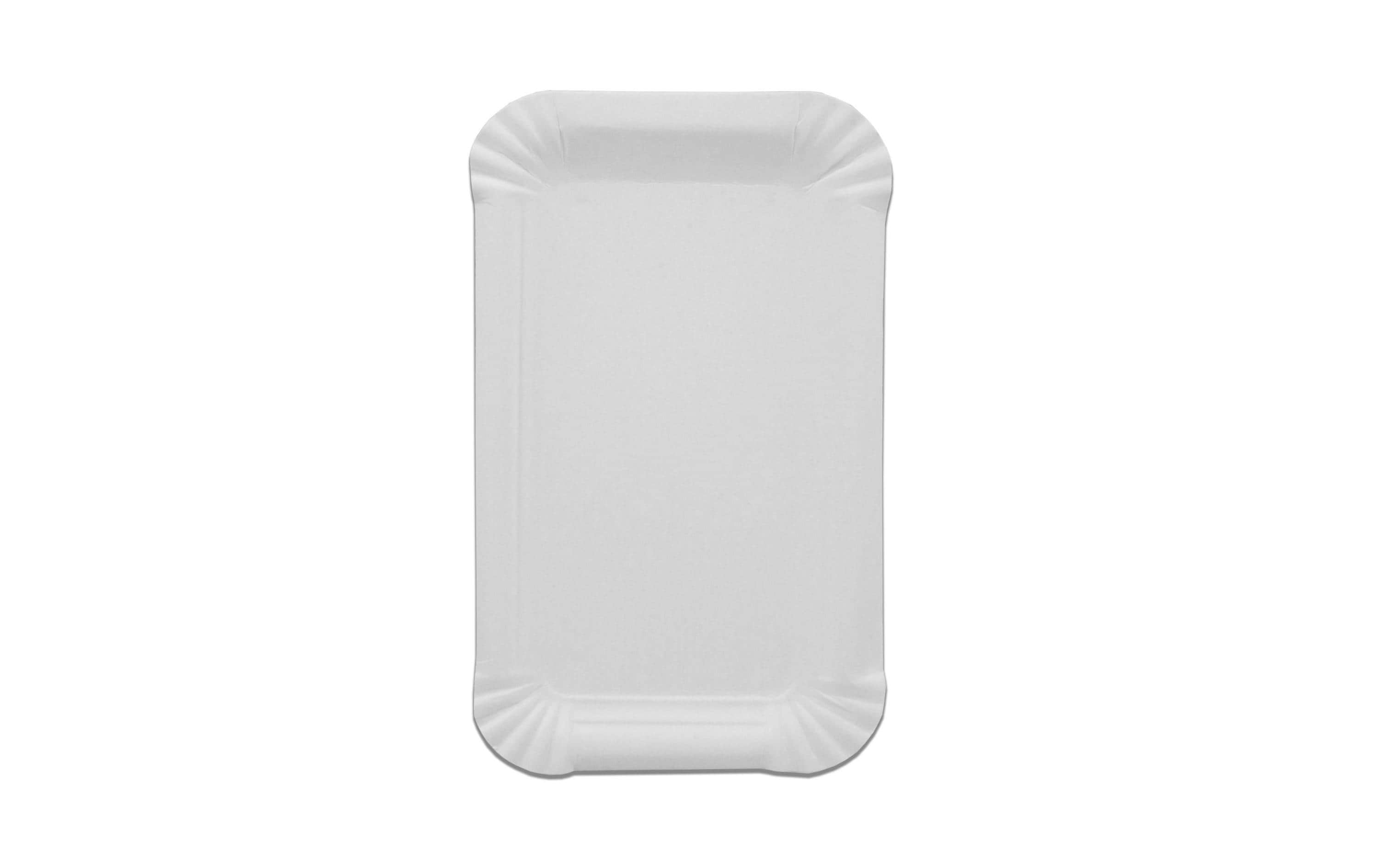 Papstar Papp-Teller pure eckig 9 cm x 15 cm Inhalt 250 Stück