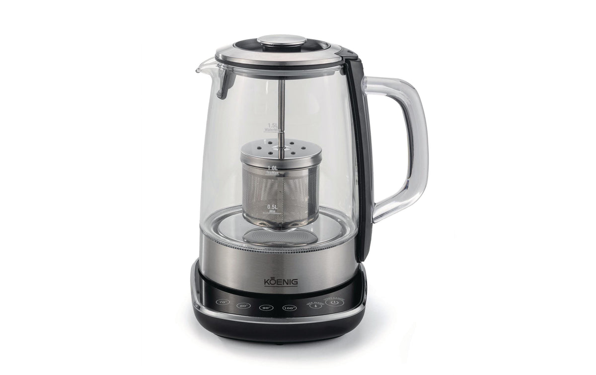 Koenig Teekocher B02118 1.5 Liter,70 °C, 80 °C, 90 °C, 100 °C, 2200