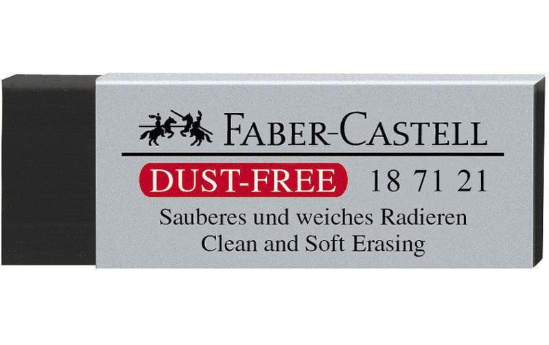 Faber-Castell Kunststoffradierer DUST-FREE schwarz