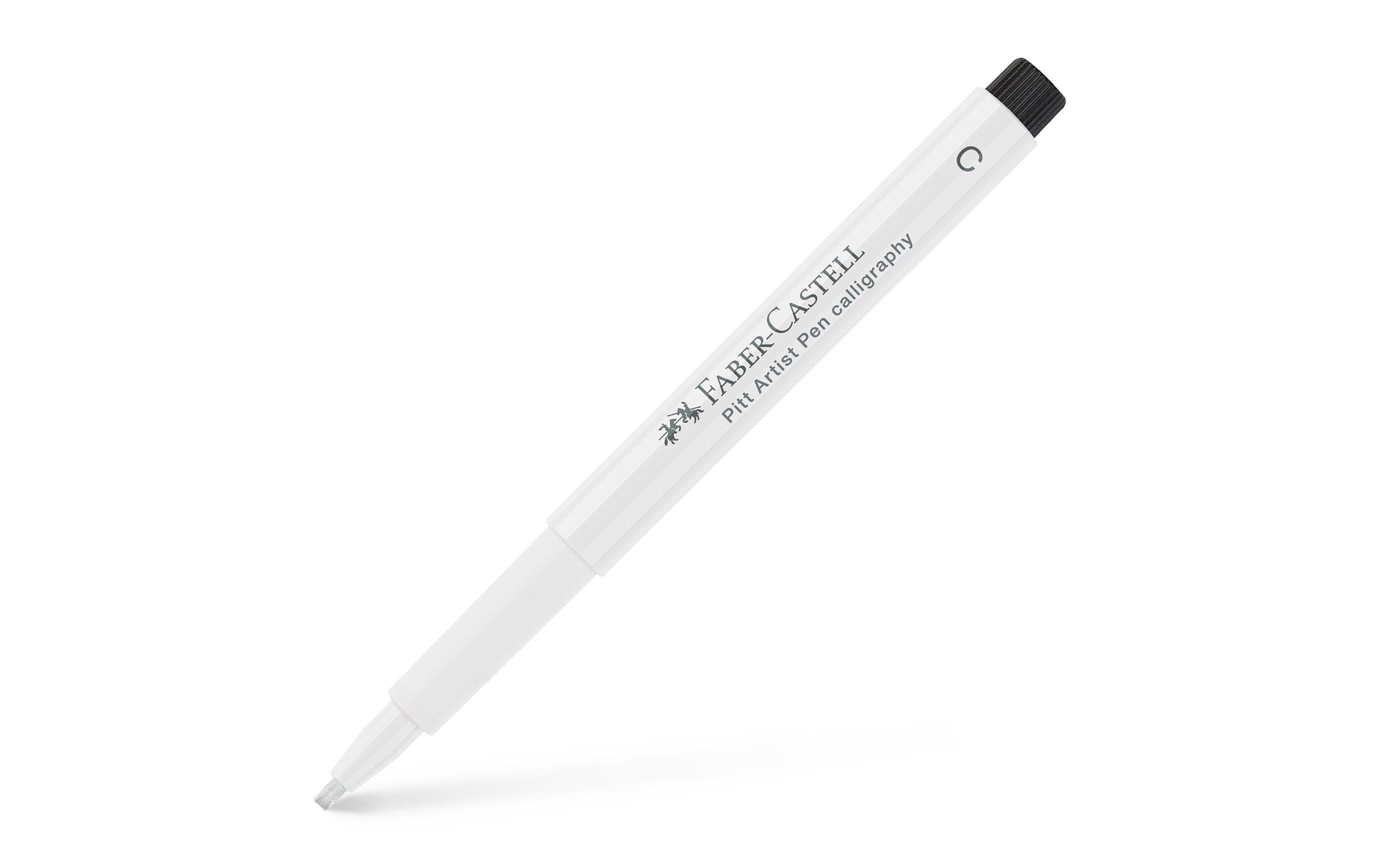 Faber-Castell PITT Artist Pen Calligraphy C weiss, Farbe 101