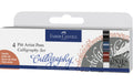 Faber-Castell PITT Artist Pen Calligraphy Set 4er Etui Standard