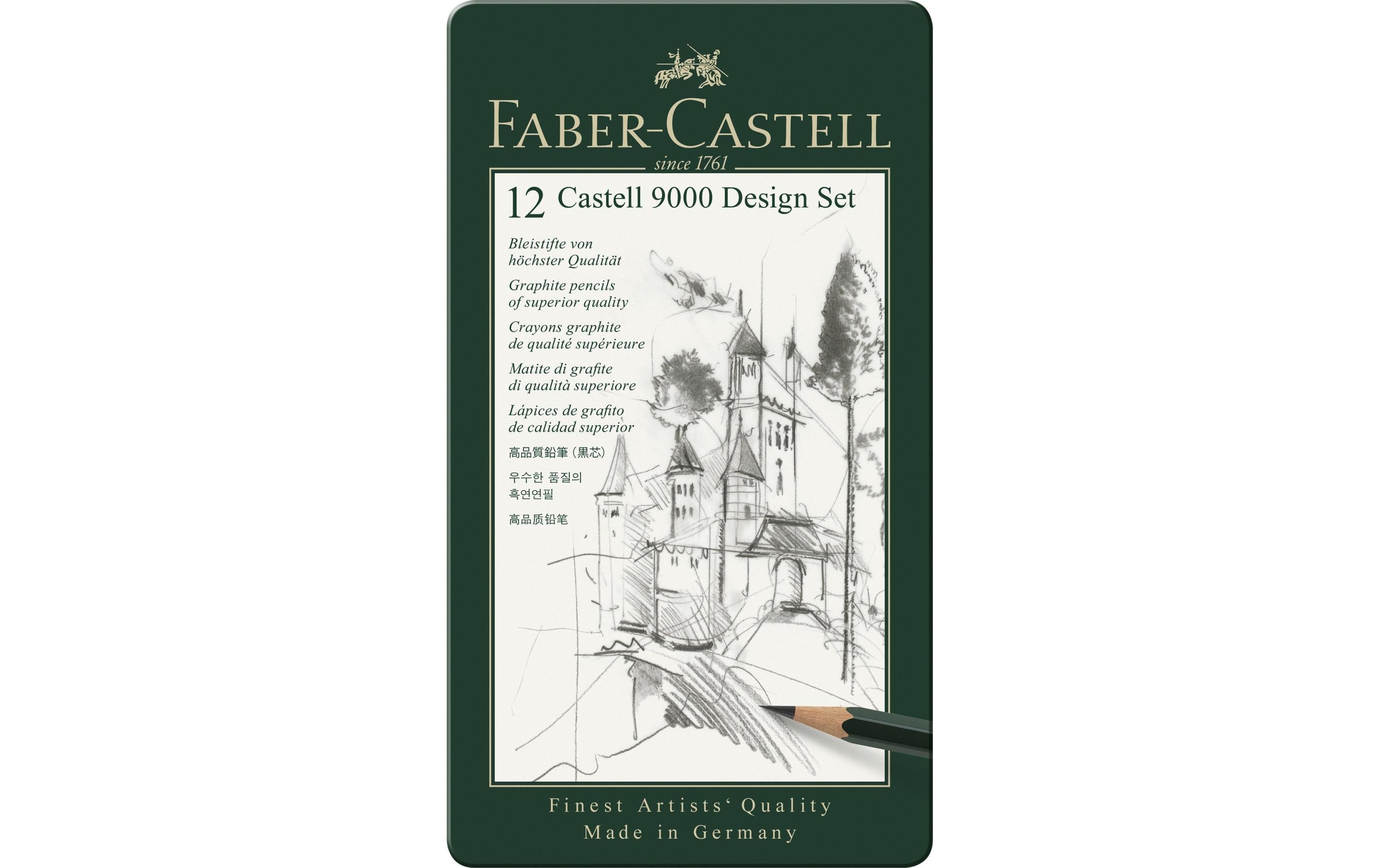 Faber-Castell  Bleistift Castell 9000 Design (5B-5H)