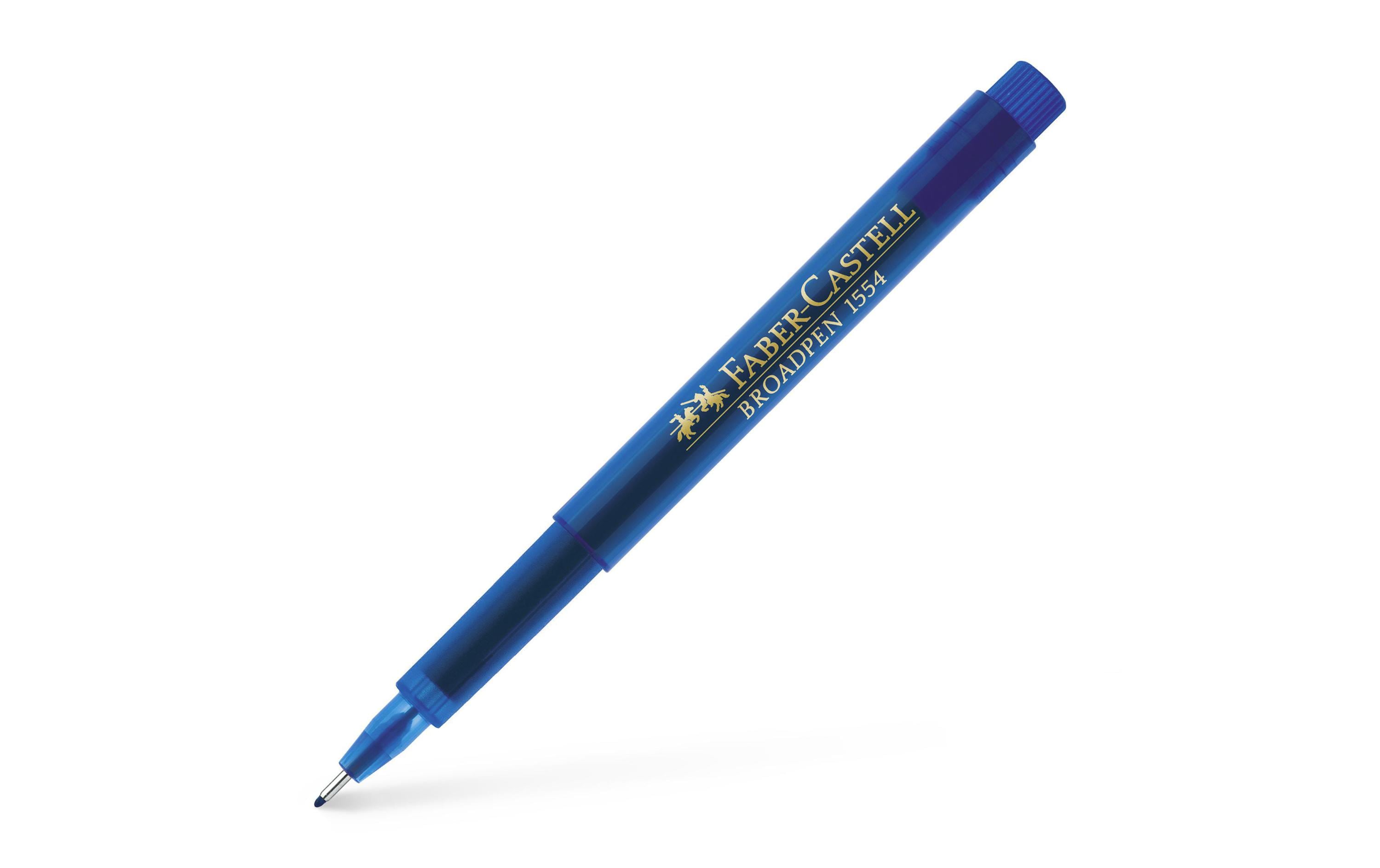 Faber-Castell Fineliner Broadpen 1554 blau