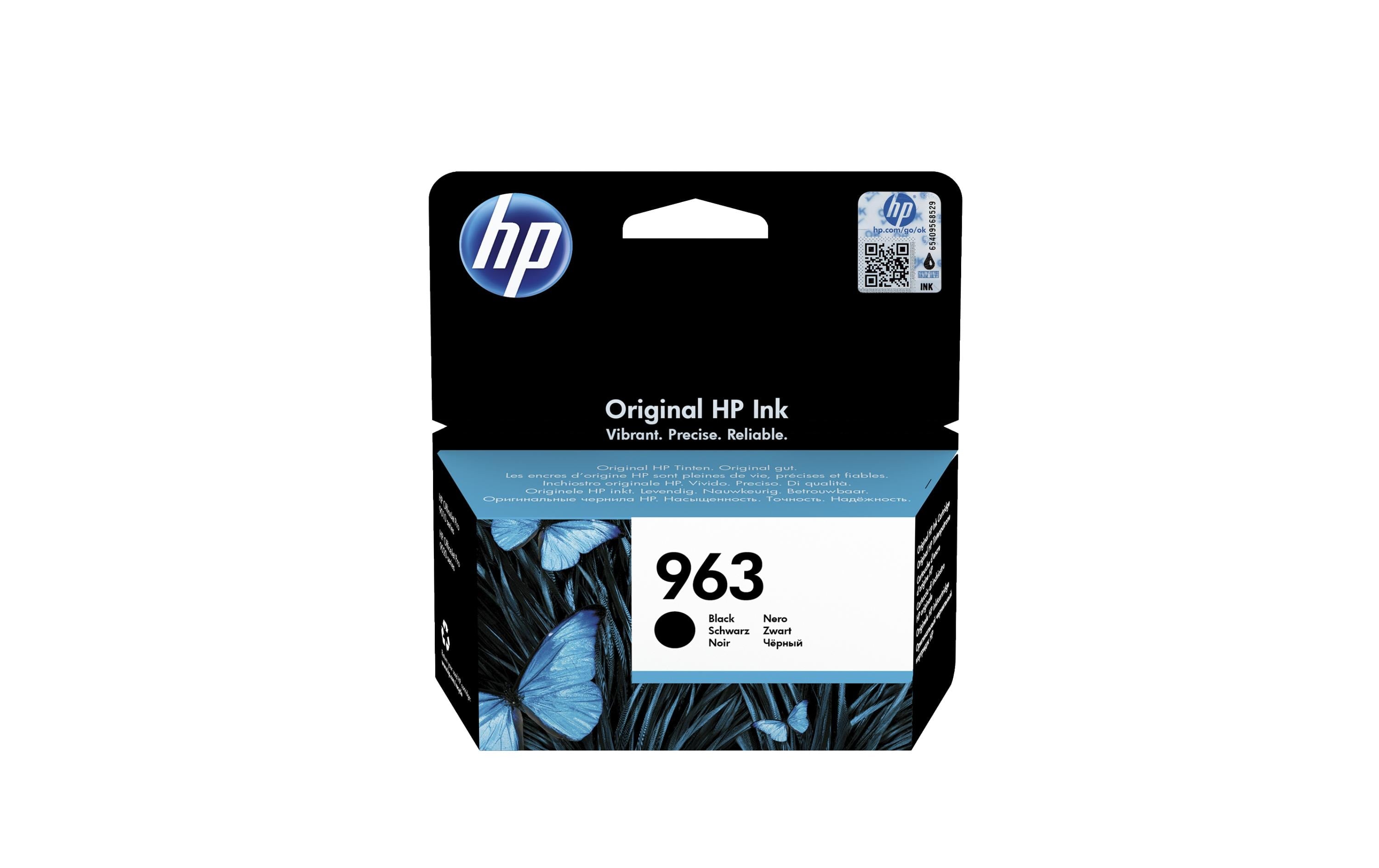 HP Tinte Nr. 963 - Black (3JA26AE) Seitenkapazität ~ 1'000 Seiten
