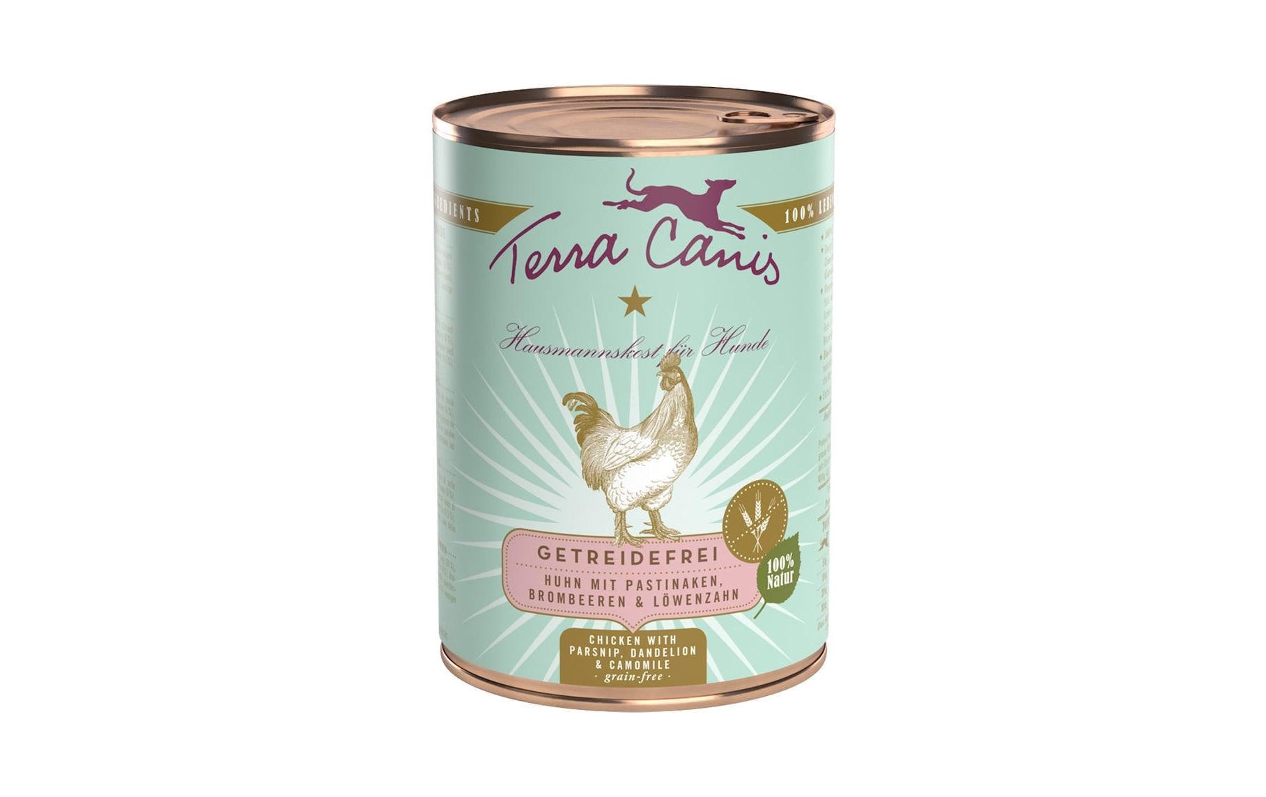Terra Canis Nassfutter Menue Getreidefrei Huhn 400g