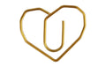 Creativ Company Büroklammer Gold Herz, 30x20 mm, 6 Stk.