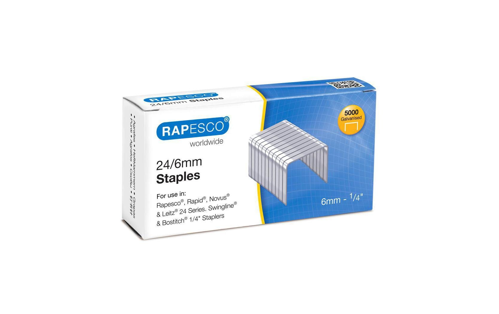 Rapesco 24/6mm Heftklammern 5000 Stück