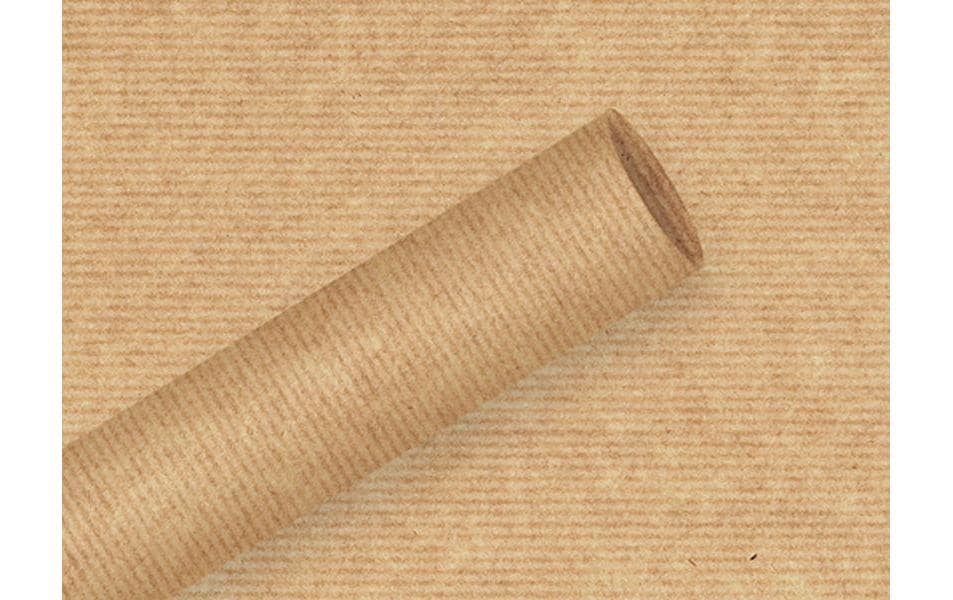 B+C Kraftpapier braun 5 m x 70 cm gerippt, 60 g/m2