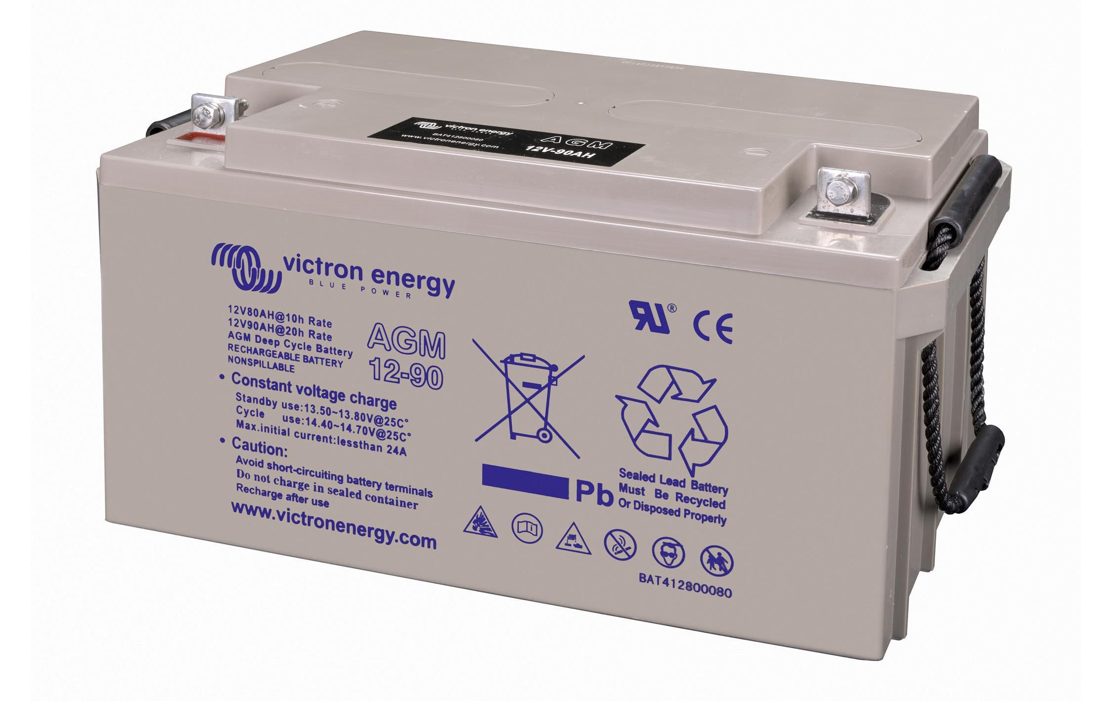 Victron AGM Deep Cycle Batterie 12V/90Ah BAT412800084