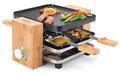 Koenig Raclette-Grill Bamboo 4er 700 Watt