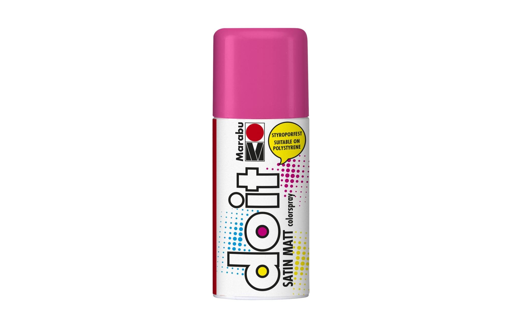 Marabu Sprühfarbe do it Satin matt 150 ml Sprühdose, Himbeere