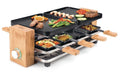 Koenig Raclette-Grill Bamboo 8er 1200 Watt