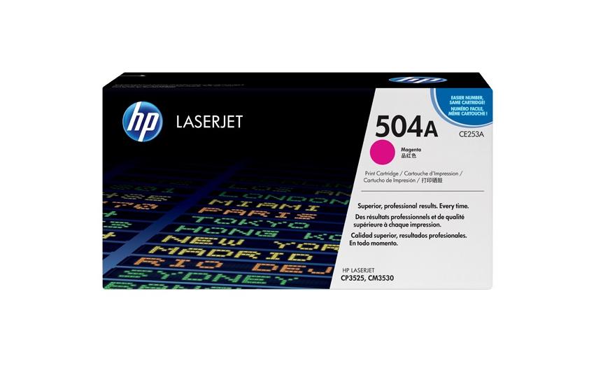 HP Toner 504A - Magenta (CE253A) Seitenkapazität 7000 Seiten