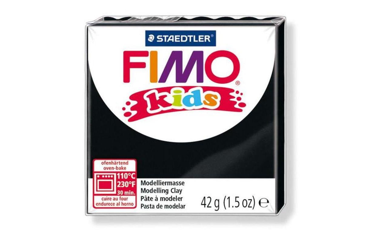 FIMO kids Modelliermasse schwarz ofenhärtend, besonders weich
