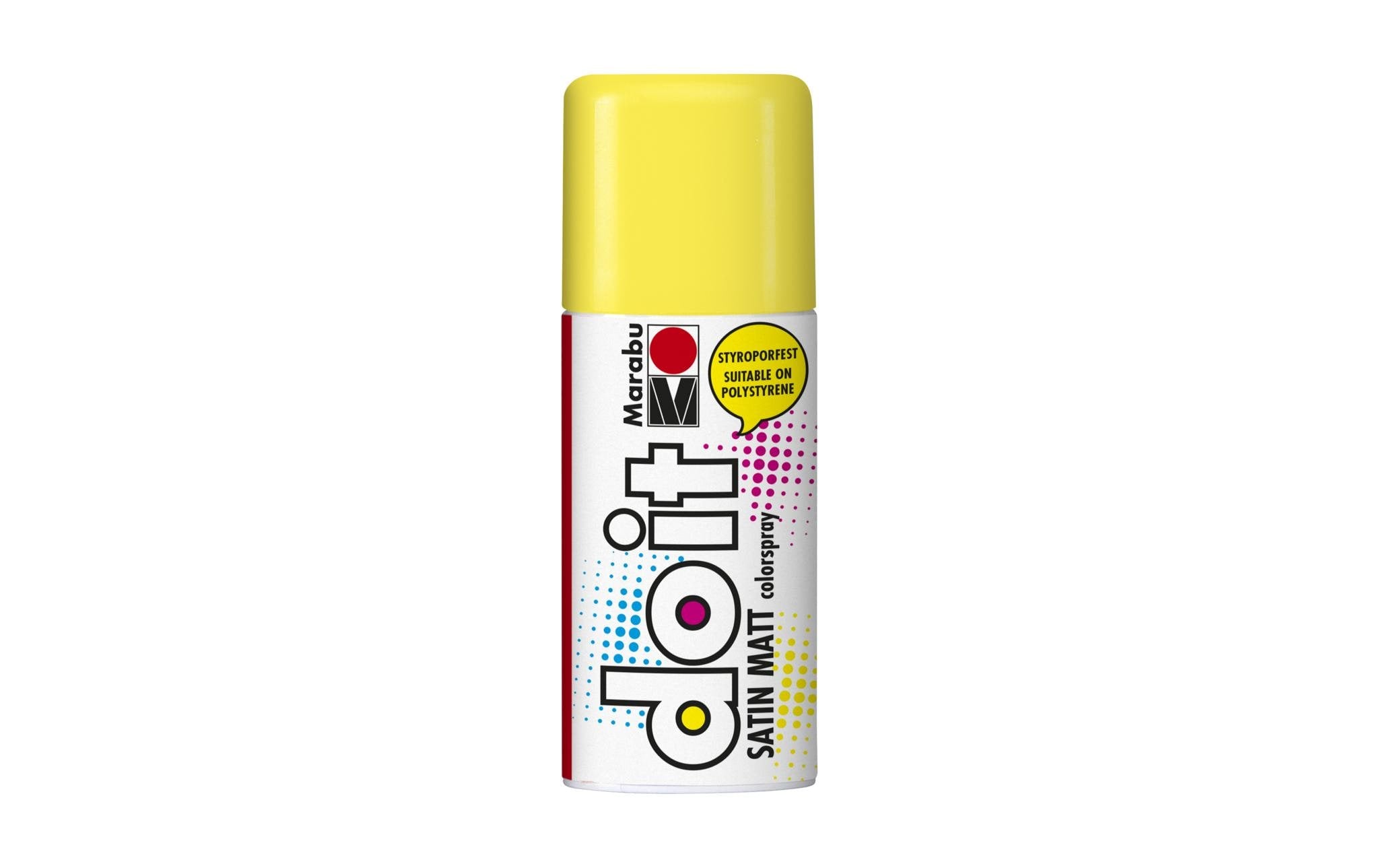 Marabu Sprühfarbe do it Satin matt 150 ml Sprühdose, sonnengelb