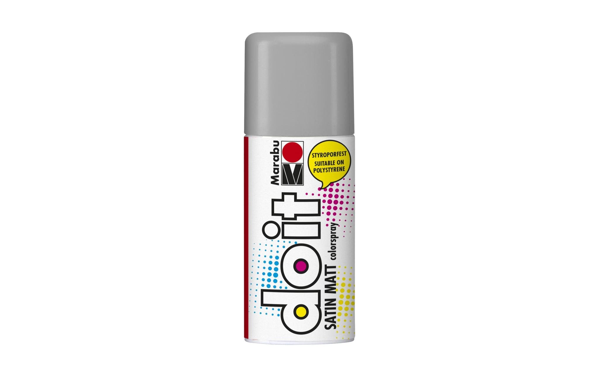 Marabu Sprühfarbe do it Satin matt 150 ml Sprühdose, steingrau