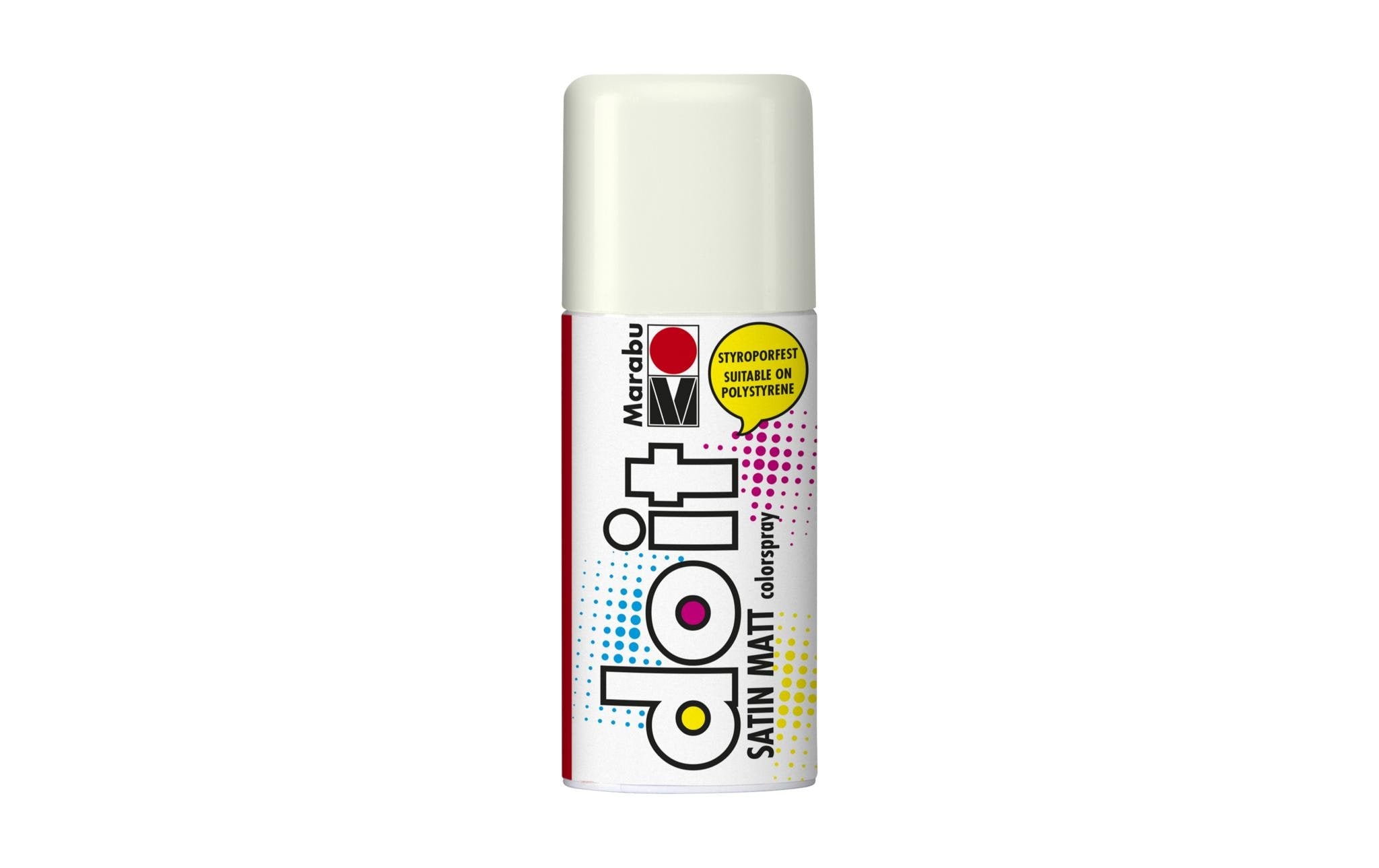 Marabu Sprühfarbe do it Satin matt 150 ml Sprühdose, weiss