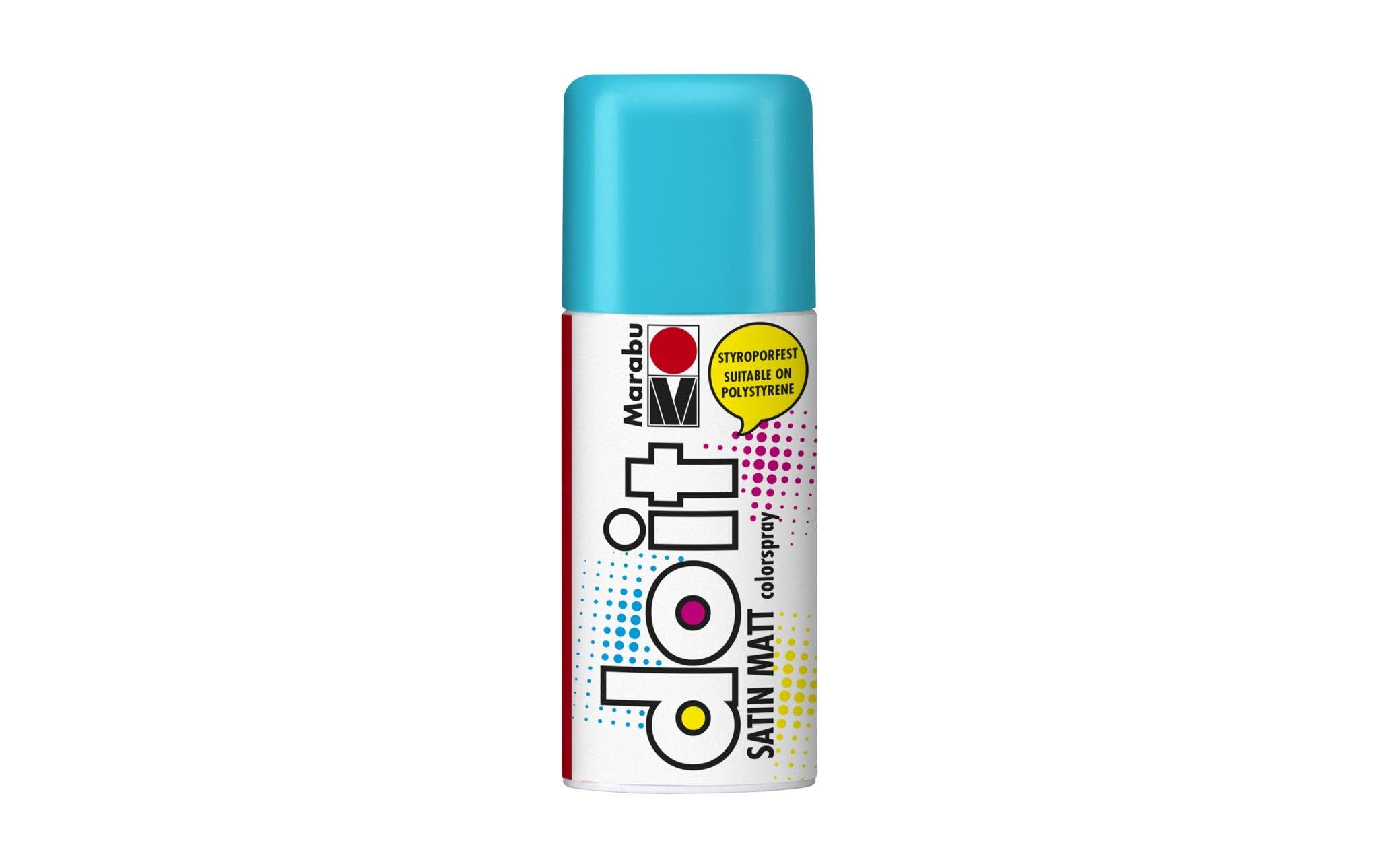 Marabu Sprühfarbe do it Satin matt 150 ml Sprühdose, Türkis