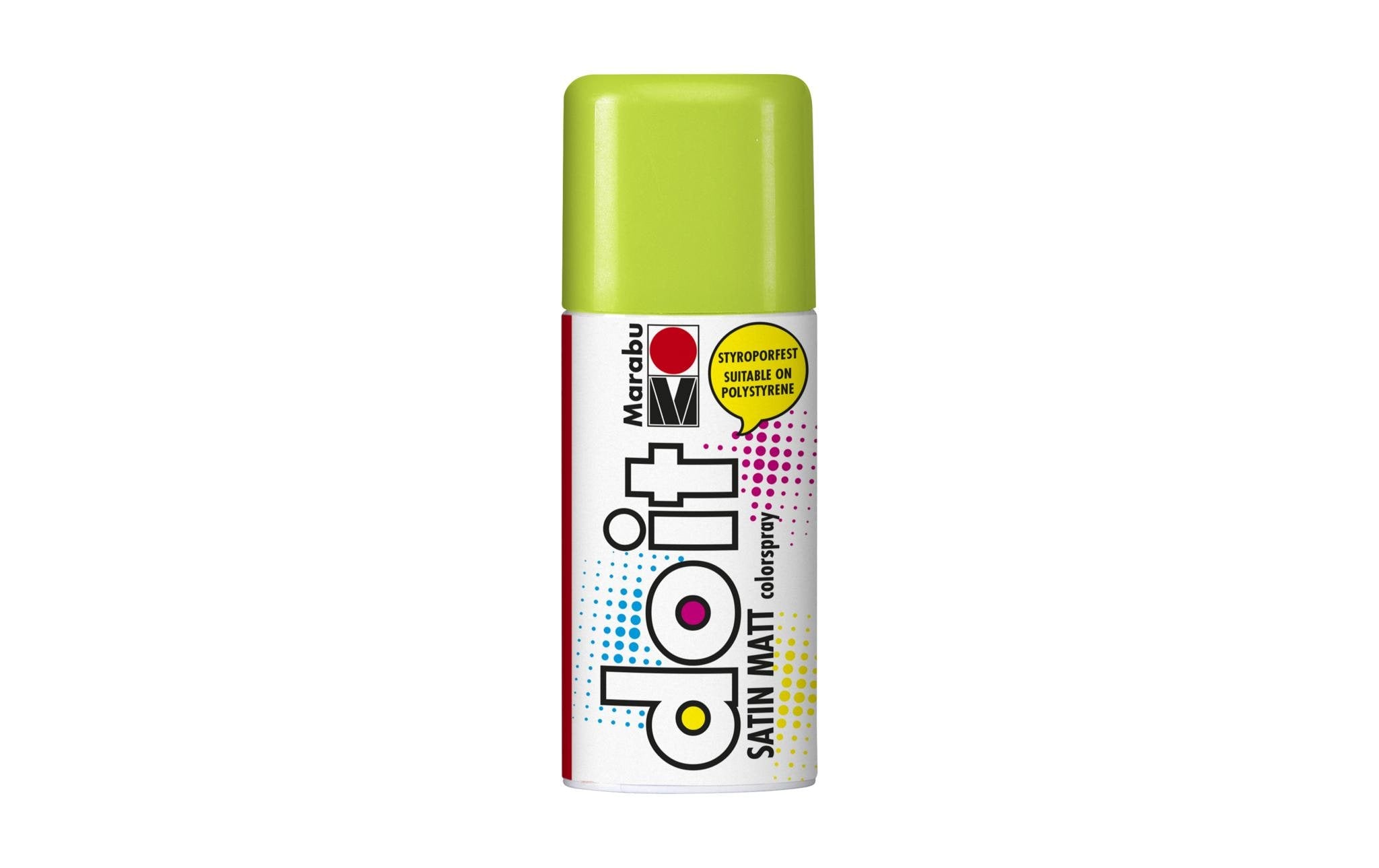 Marabu Sprühfarbe do it Satin matt 150 ml Sprühdose, Limette