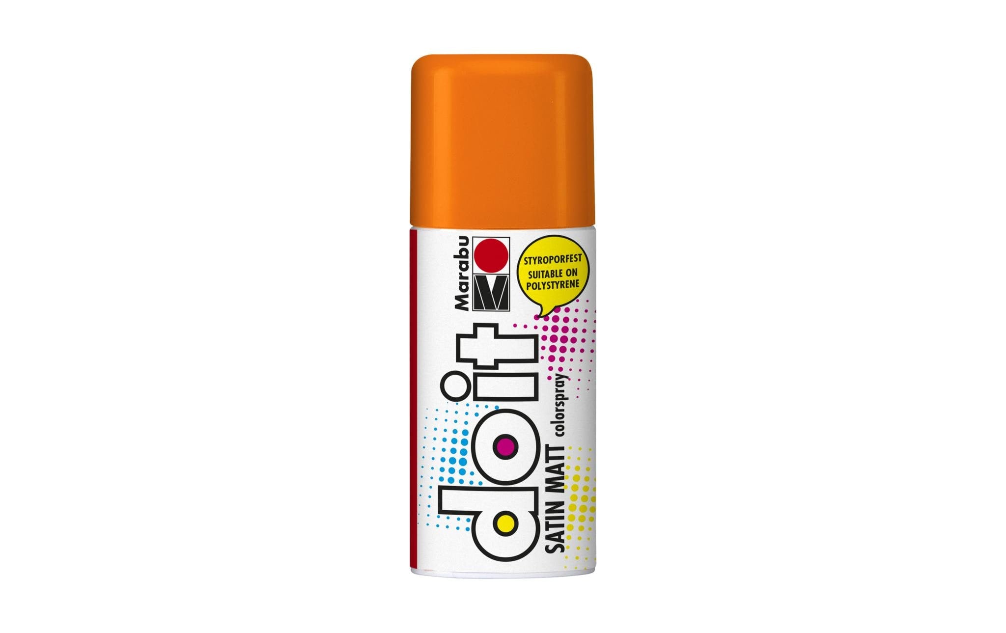 Marabu Sprühfarbe do it Satin matt 150 ml Sprühdose, orange