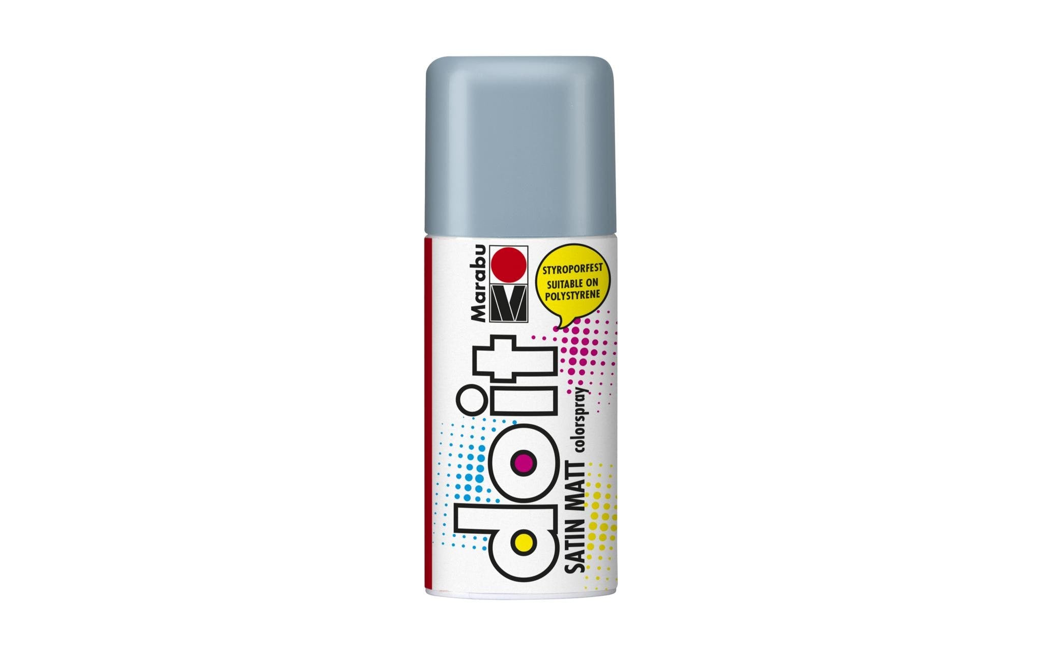 Marabu Sprühfarbe do it Satin matt 150 ml Sprühdose, graublau