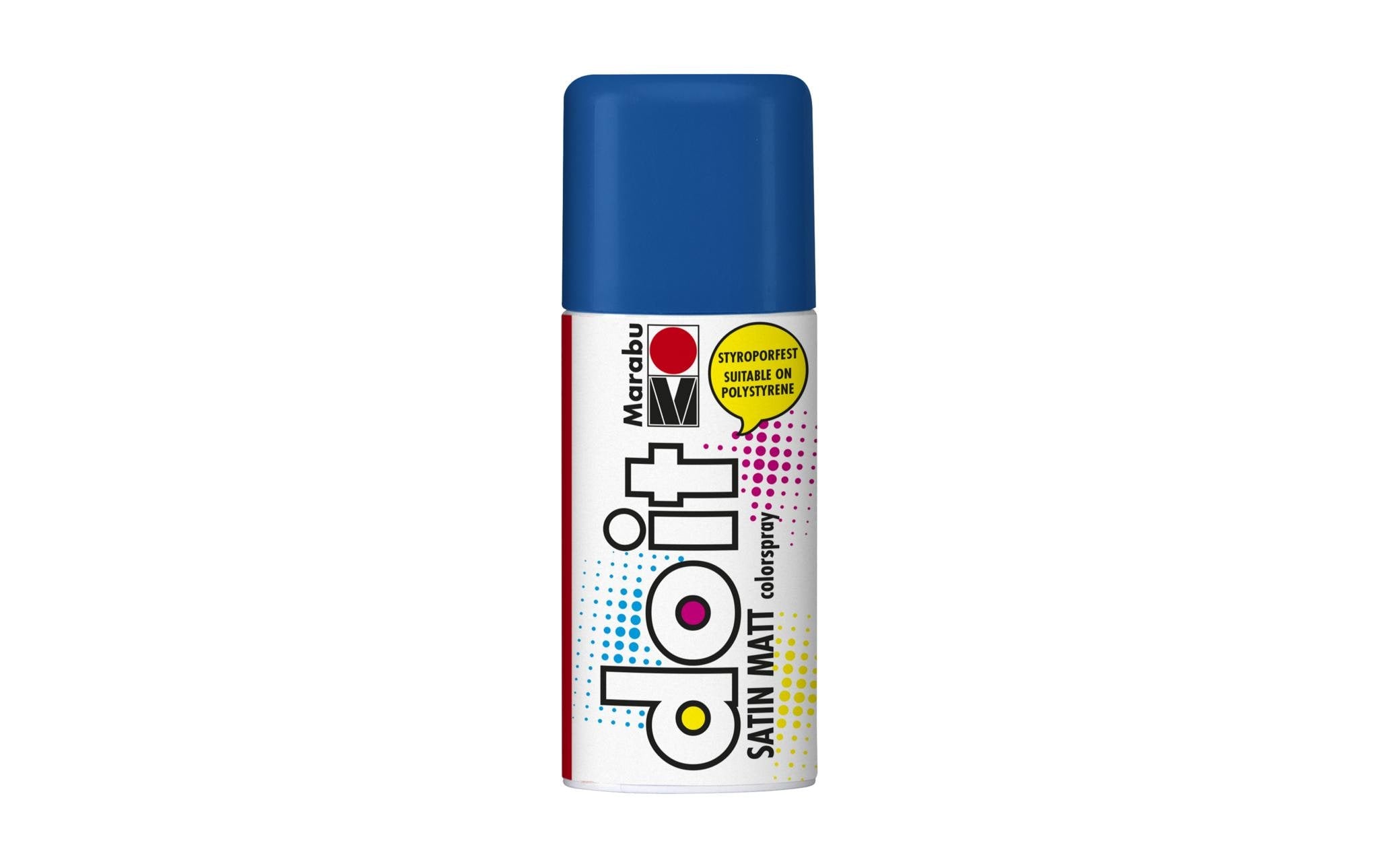Marabu Sprühfarbe do it Satin matt 150 ml Sprühdose, mittelblau