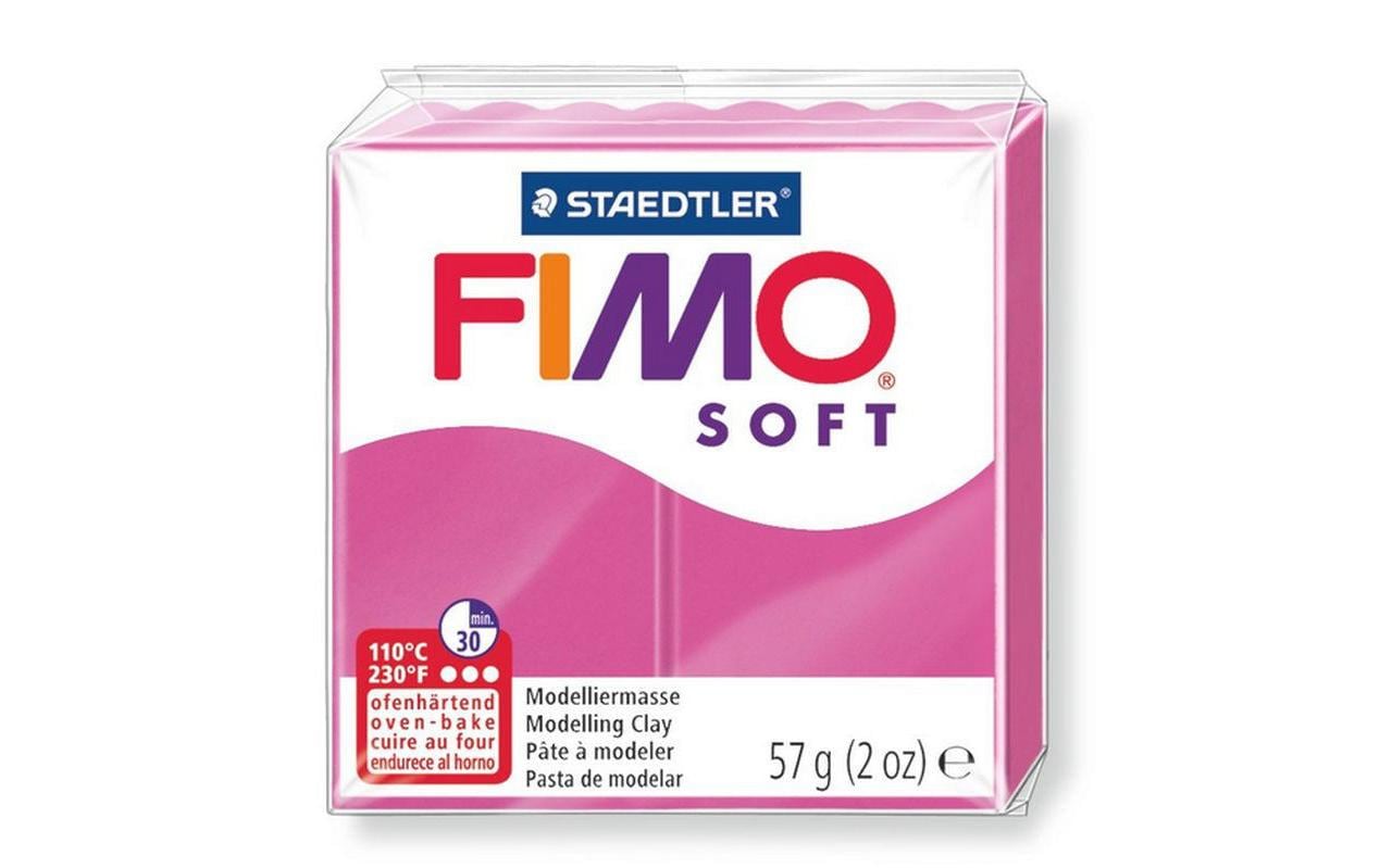 FIMO Soft Modelliermasse himbeere ofenhärtend, weich und soft