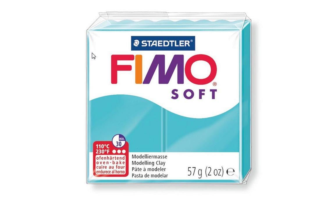 FIMO Soft Modelliermasse pfefferminz ofenhärtend, weich und soft
