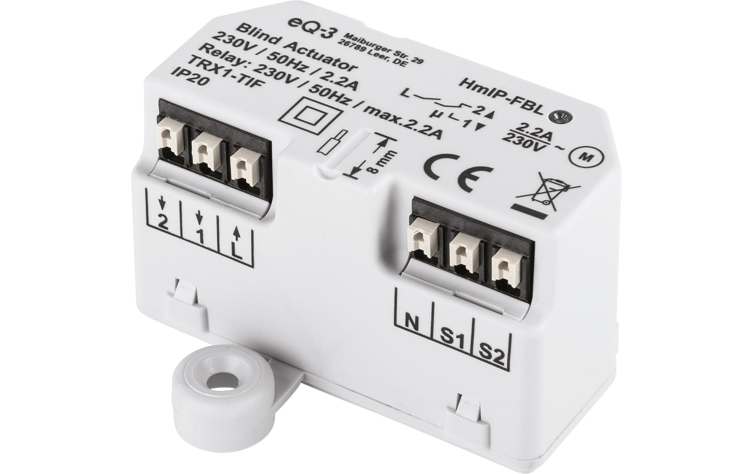 Homematic IP Jalousieaktor Für Unterputzmontage
