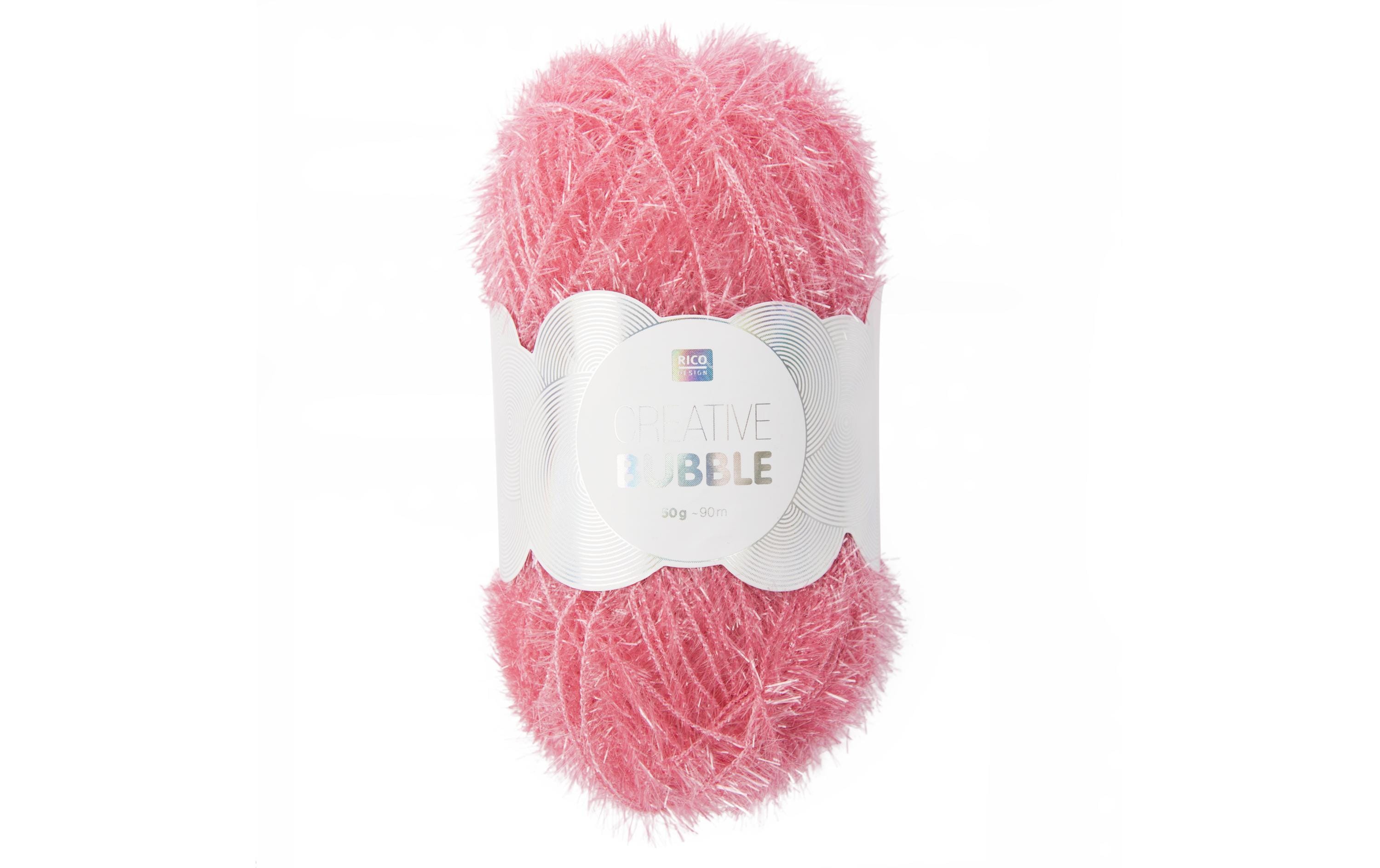 RICO Creative Bubble, pink 50 g, 90 m, 100 % PES