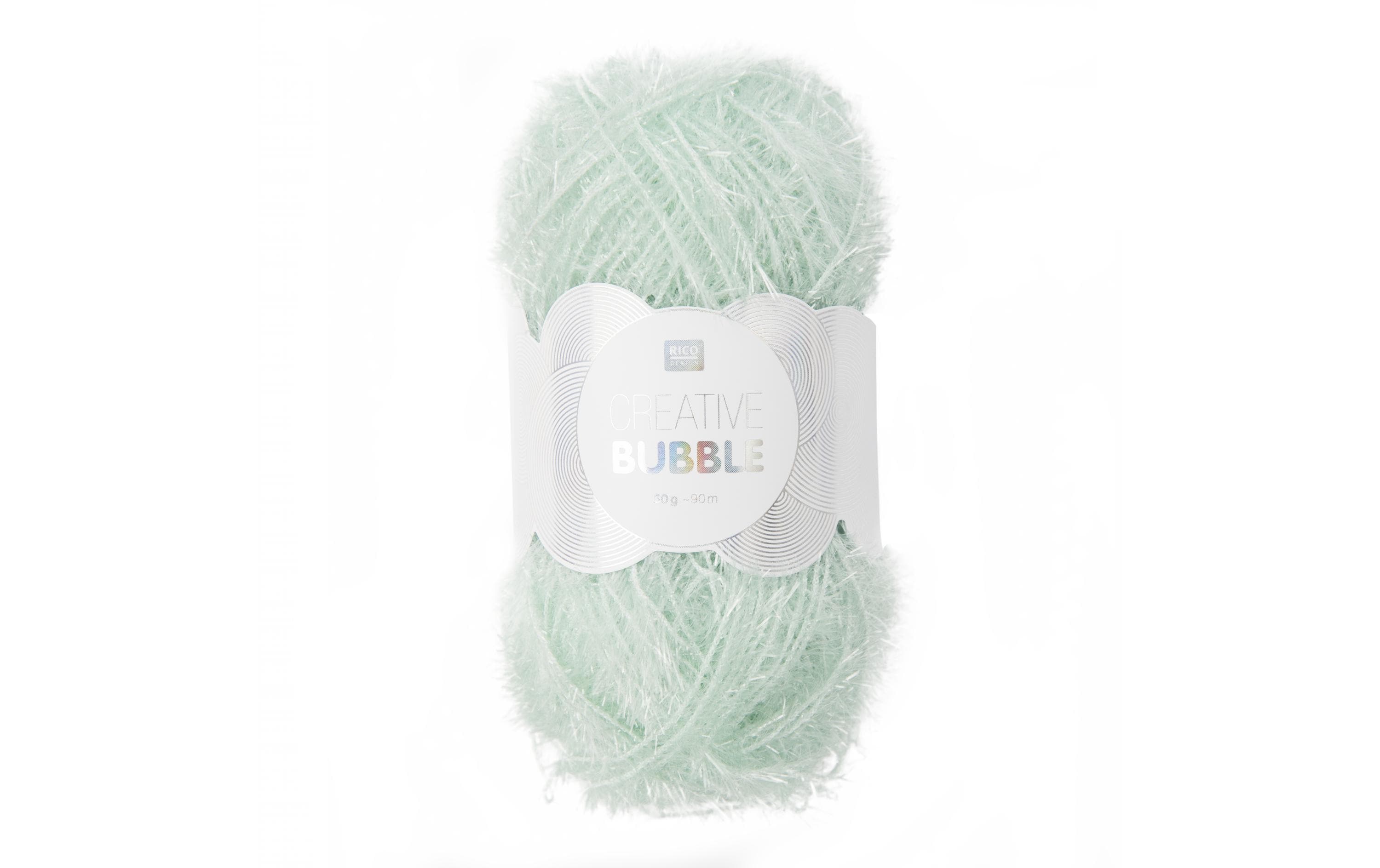RICO Creative Bubble, mint 50 g, 90 m, 100 % PES