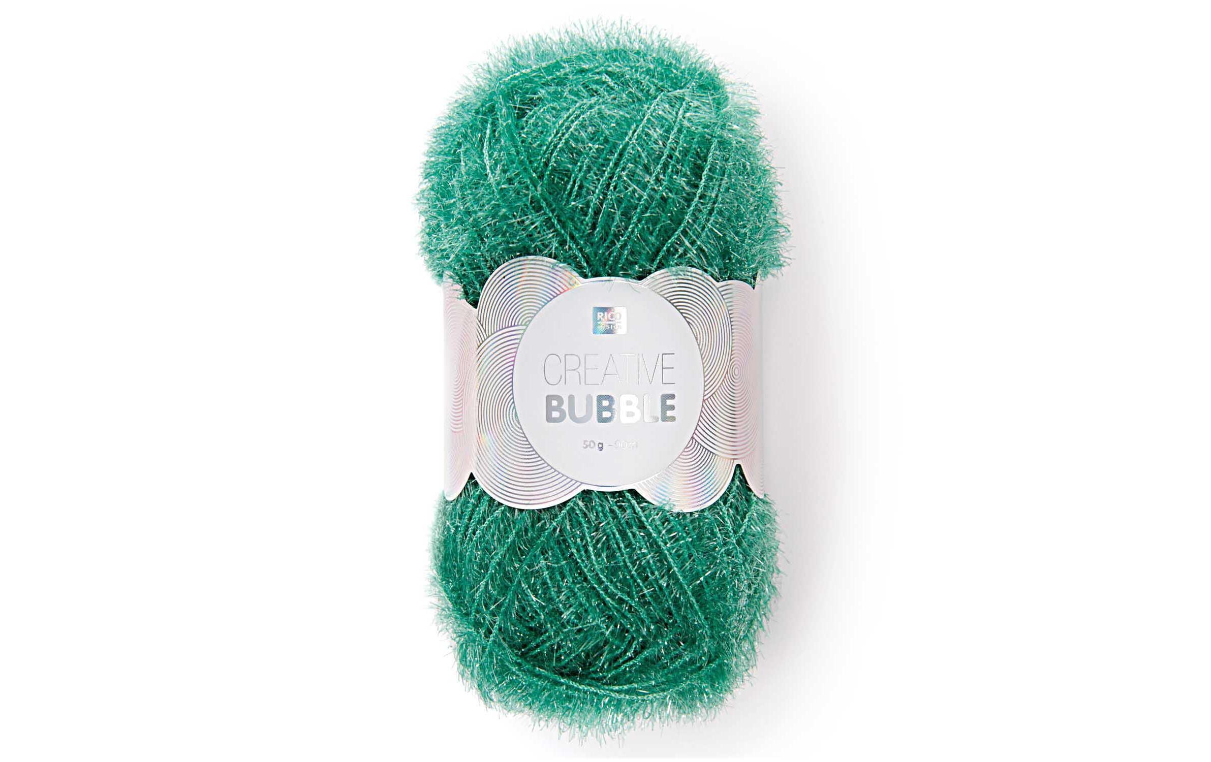 RICO Creative Bubble, grün 50 g, 90 m, 100 % PES