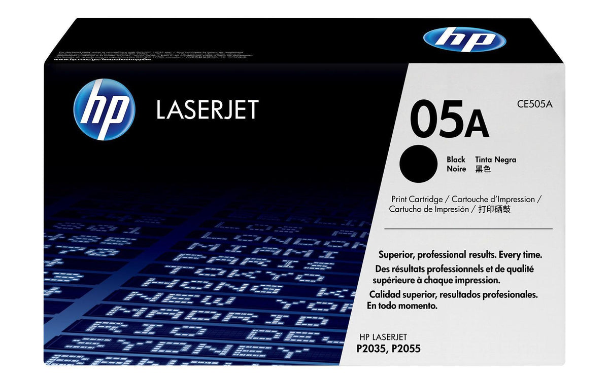 HP Toner 05A - Black (CE505A) Seitenkapazität ~ 2'300 Seiten