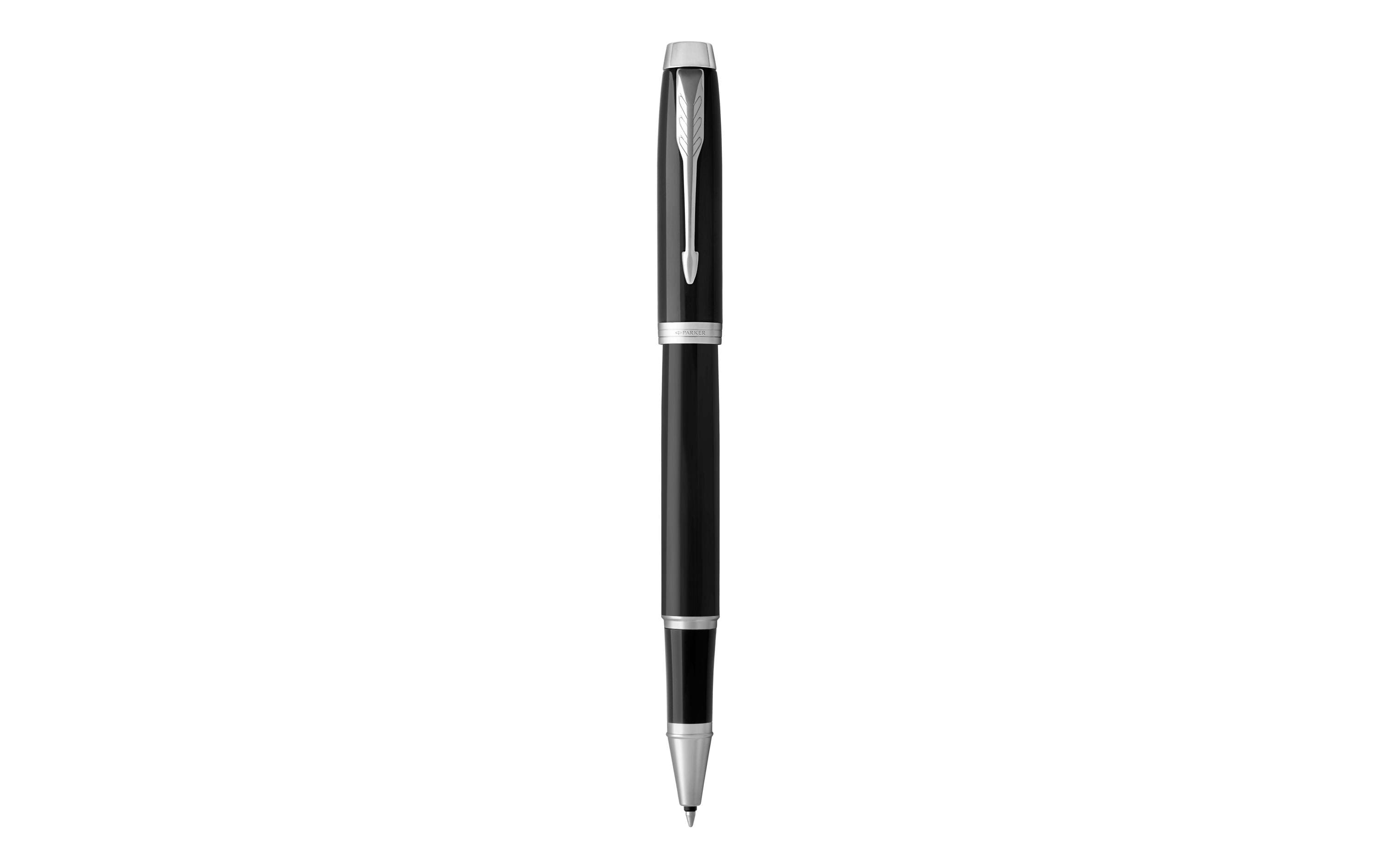 Parker IM Black Lacquer Rollerball Schreibfarbe: schwarz, Federbreite: F