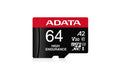 ADATA SDXC Card 64GB A2, High Endurance bis zu 10.000 Stunden Video, -25 bis 85 °C