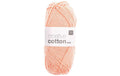 RICO Creative Cotton Aran, Lachs 50 g, 100 % CO, 85 m
