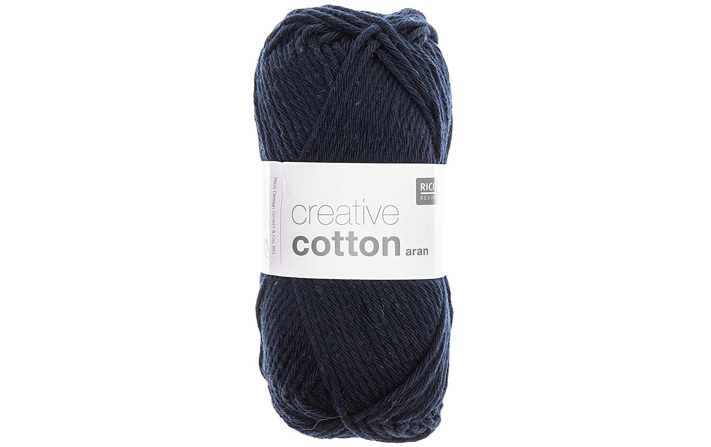 RICO Creative Cotton, dblau 50 g, 85 m, 100 % CO