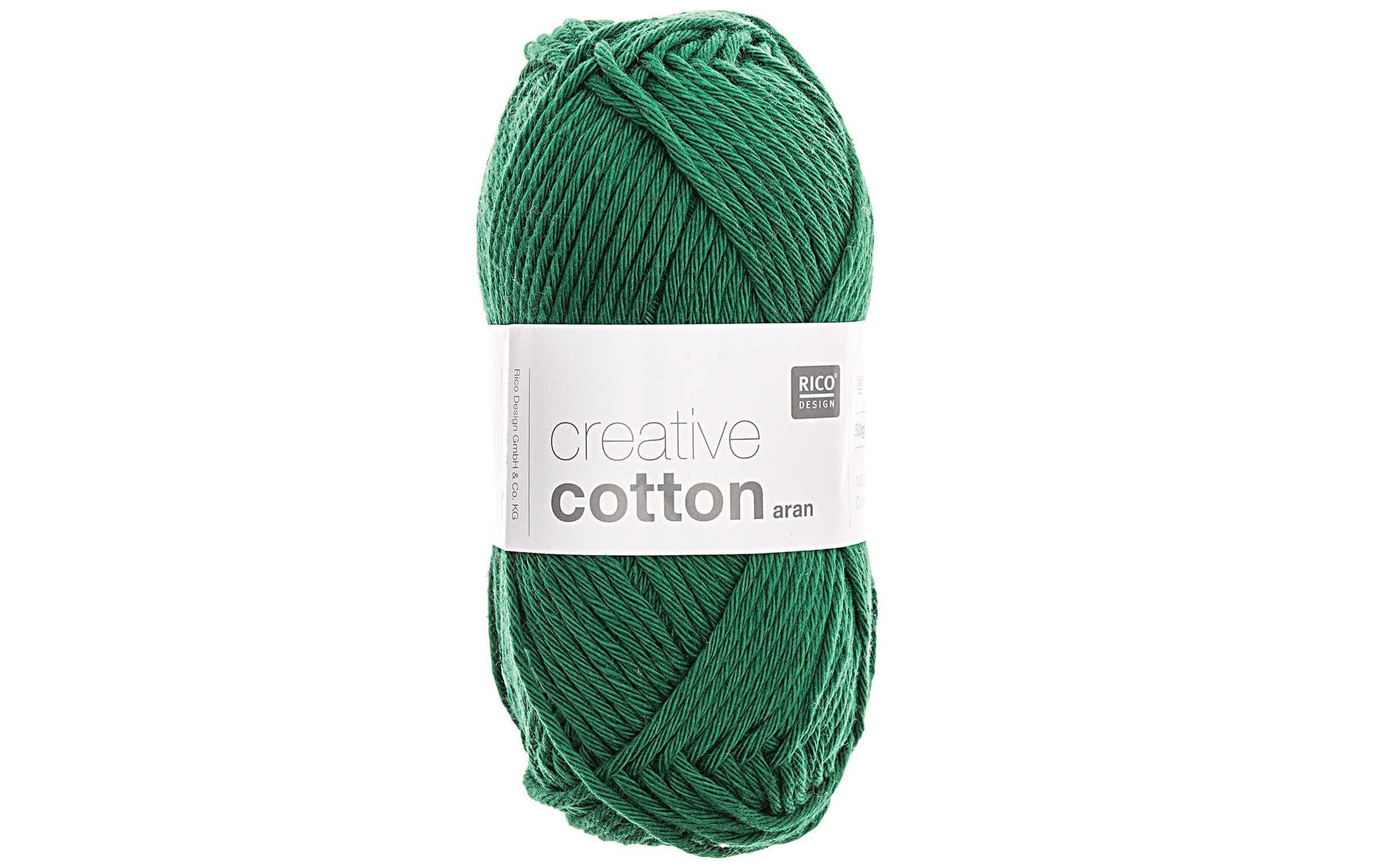 RICO Creative Cotton, gruen 50 g, 85 m, 100 % CO