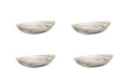 Leonardo Schale Albastro oval 22cm 4er Set beige, 4 Stück