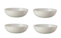 Leonardo Schale Albastro flach 28cm 4er Set 4 Stück, weiss