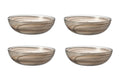 Leonardo Schale Albastro flach 28cm 4er Set beige, 4 Stück