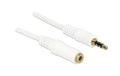 3.5mm Audio Verlängerungskabel 4-Pol 1m, 3.5mm Stecker auf 3.5mm Buchse, 4-Pol,