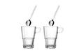 Leonardo Latte Macchiato Senso 4-teilig 4-teilig, Fassungsvermögen 350ml