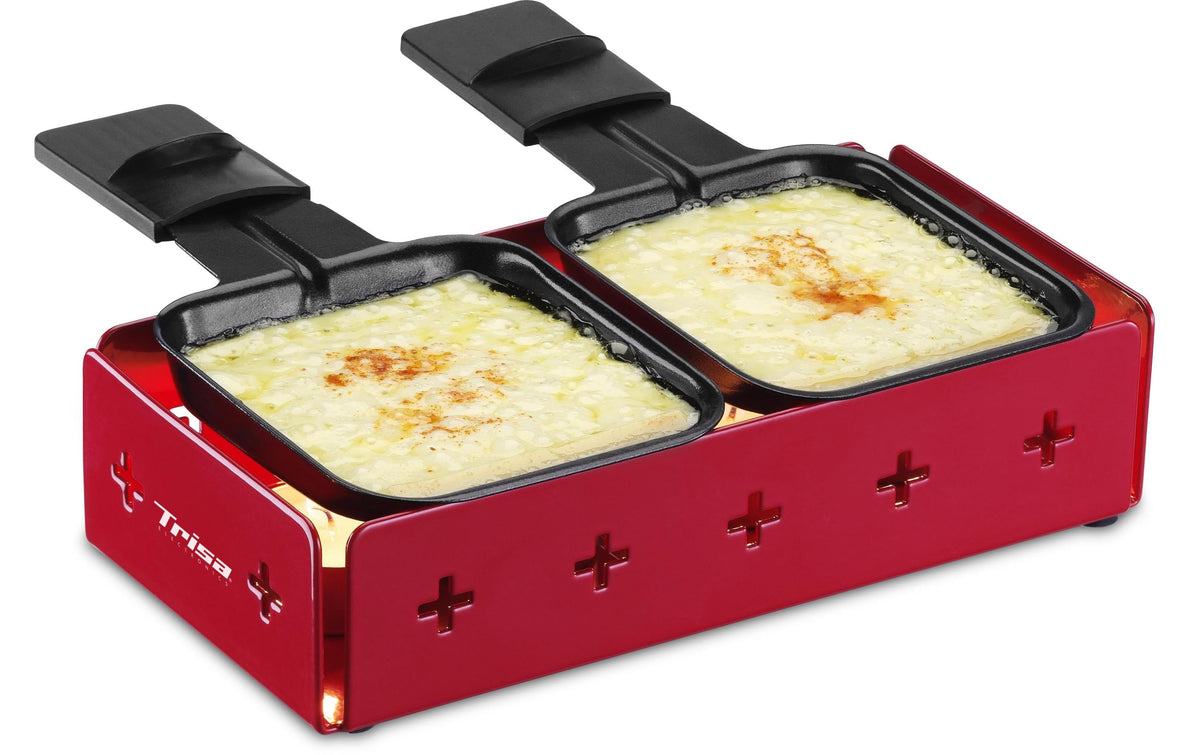 Trisa Raclette Tête à tête mit Rechaudkerze betrieben