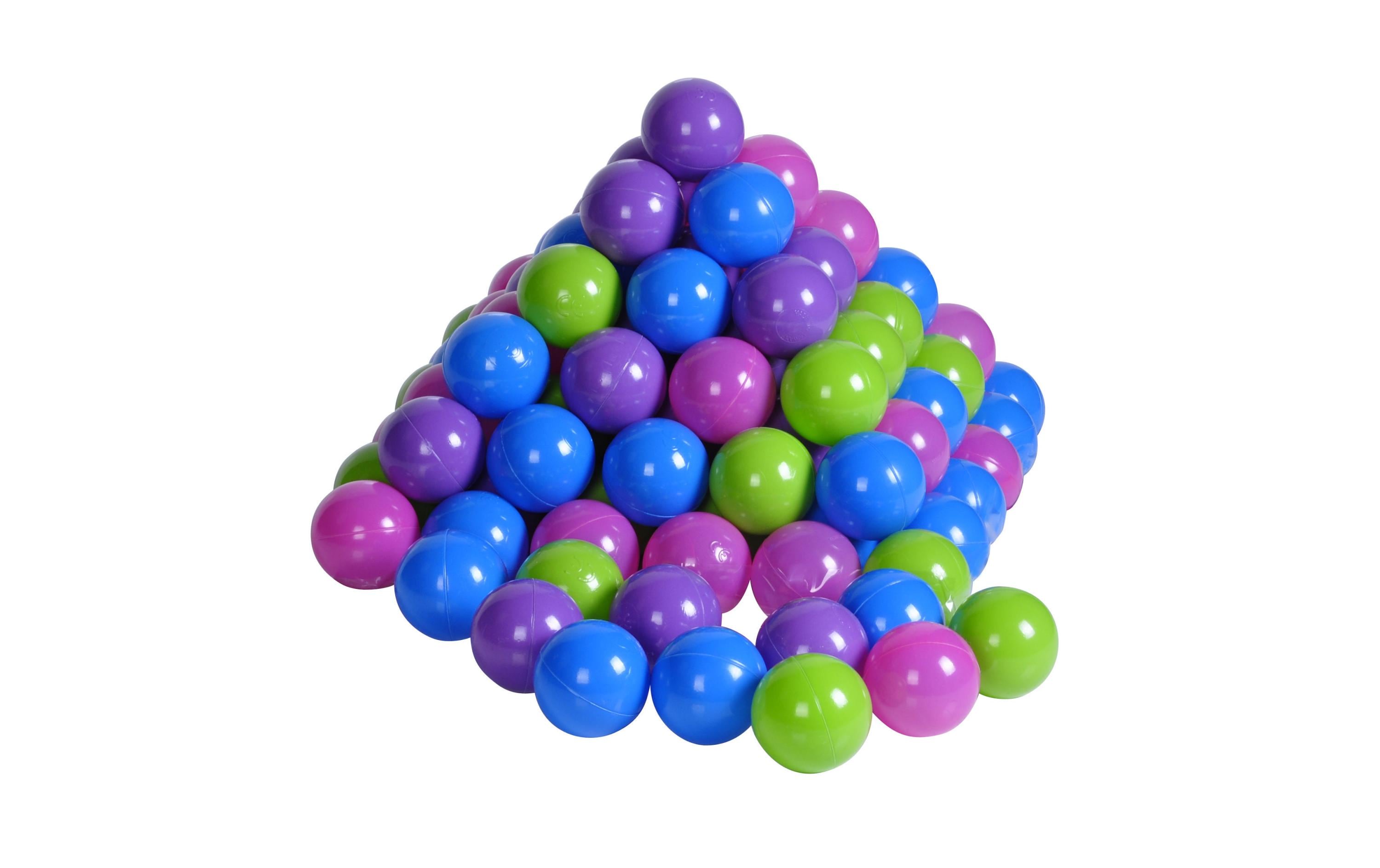 Bälleset Ø6 cm - 100 balls/softcolor/ Alter: 3+