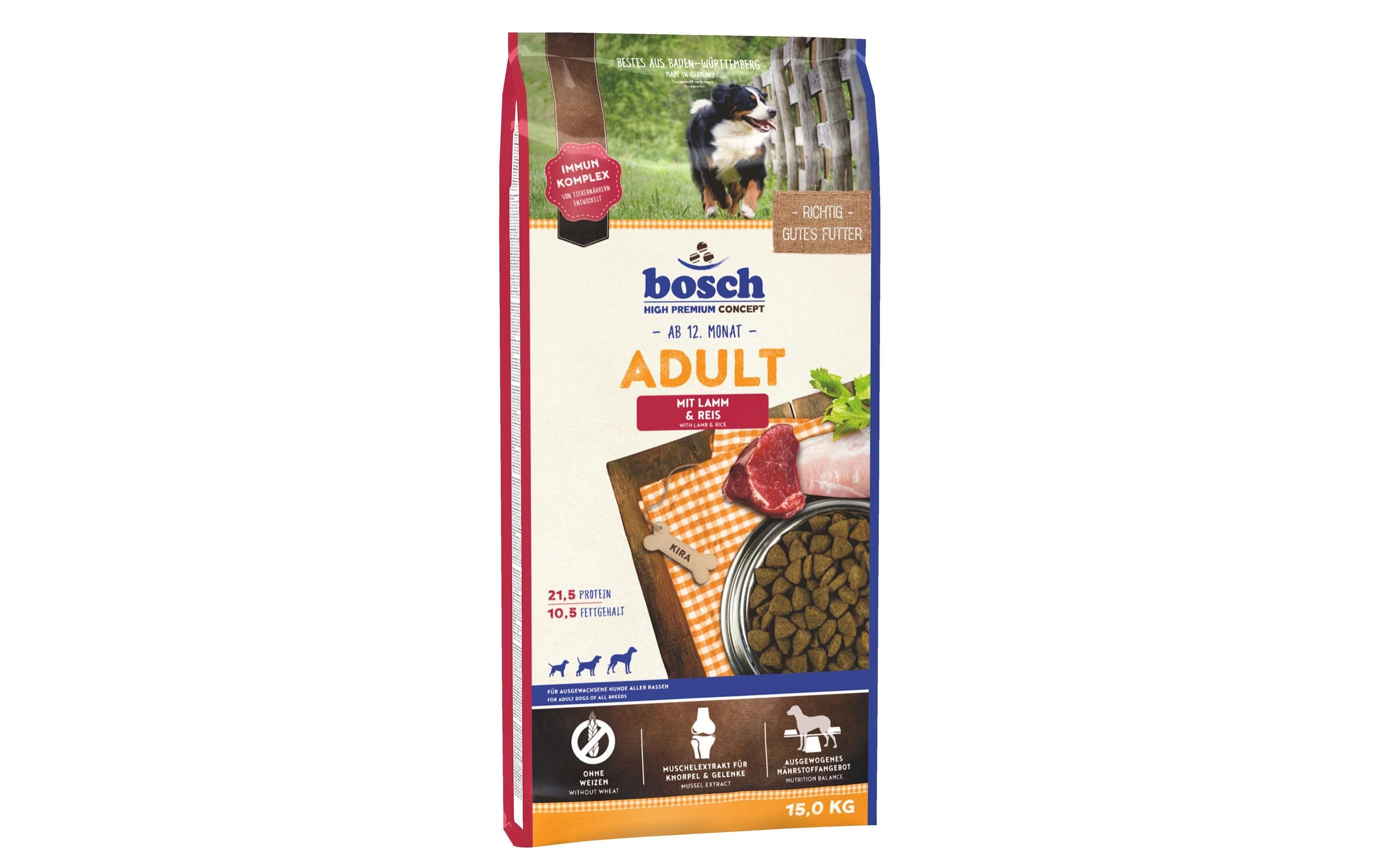 bosch Trockenfutter Adult Lamm & Reis 15kg