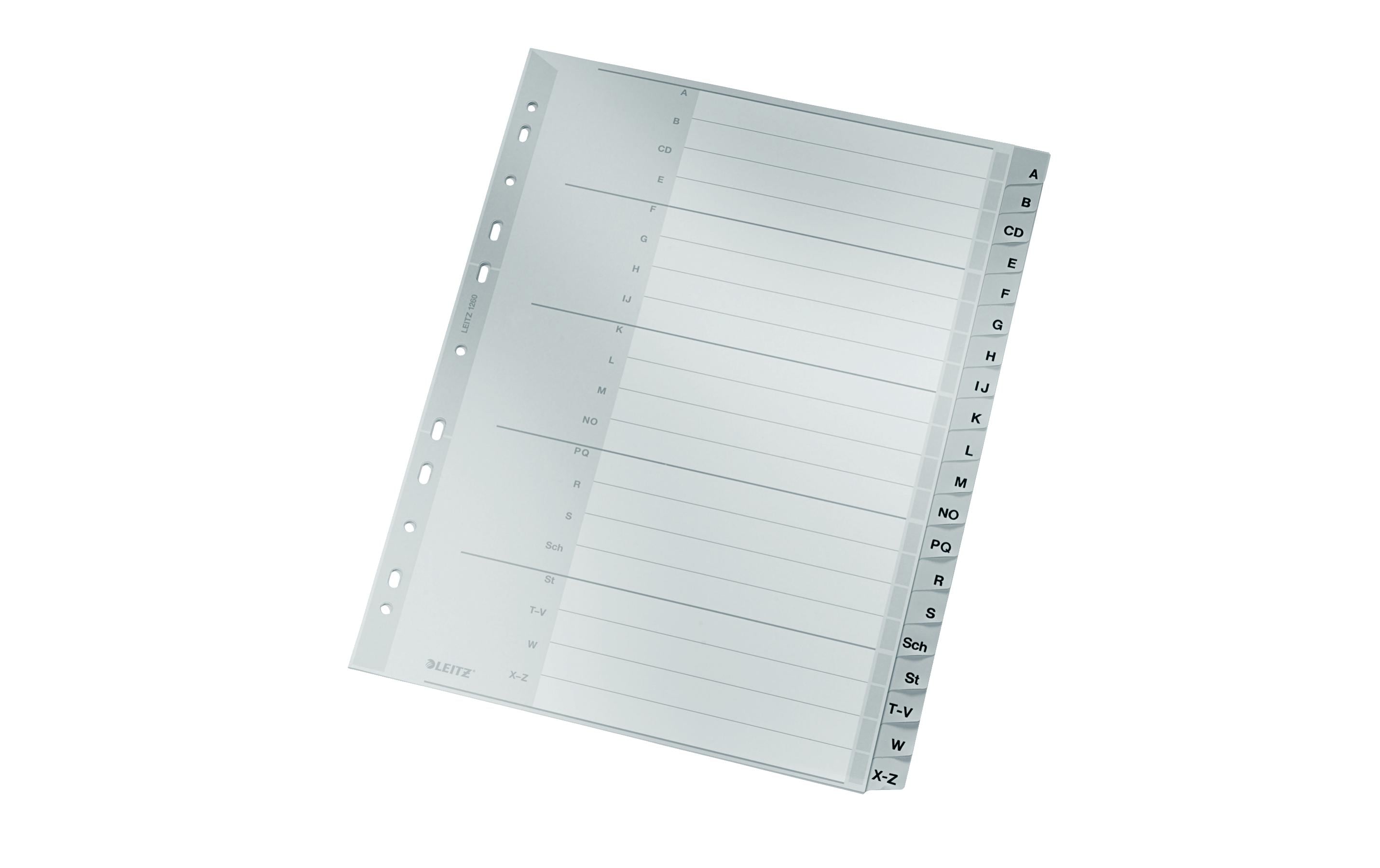 Leitz  Register A-Z A4 PP 20 Blatt