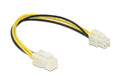 P4 4Pin Stecker auf 4Pin Buchse Kabel, 30cm Verlängerungskabel