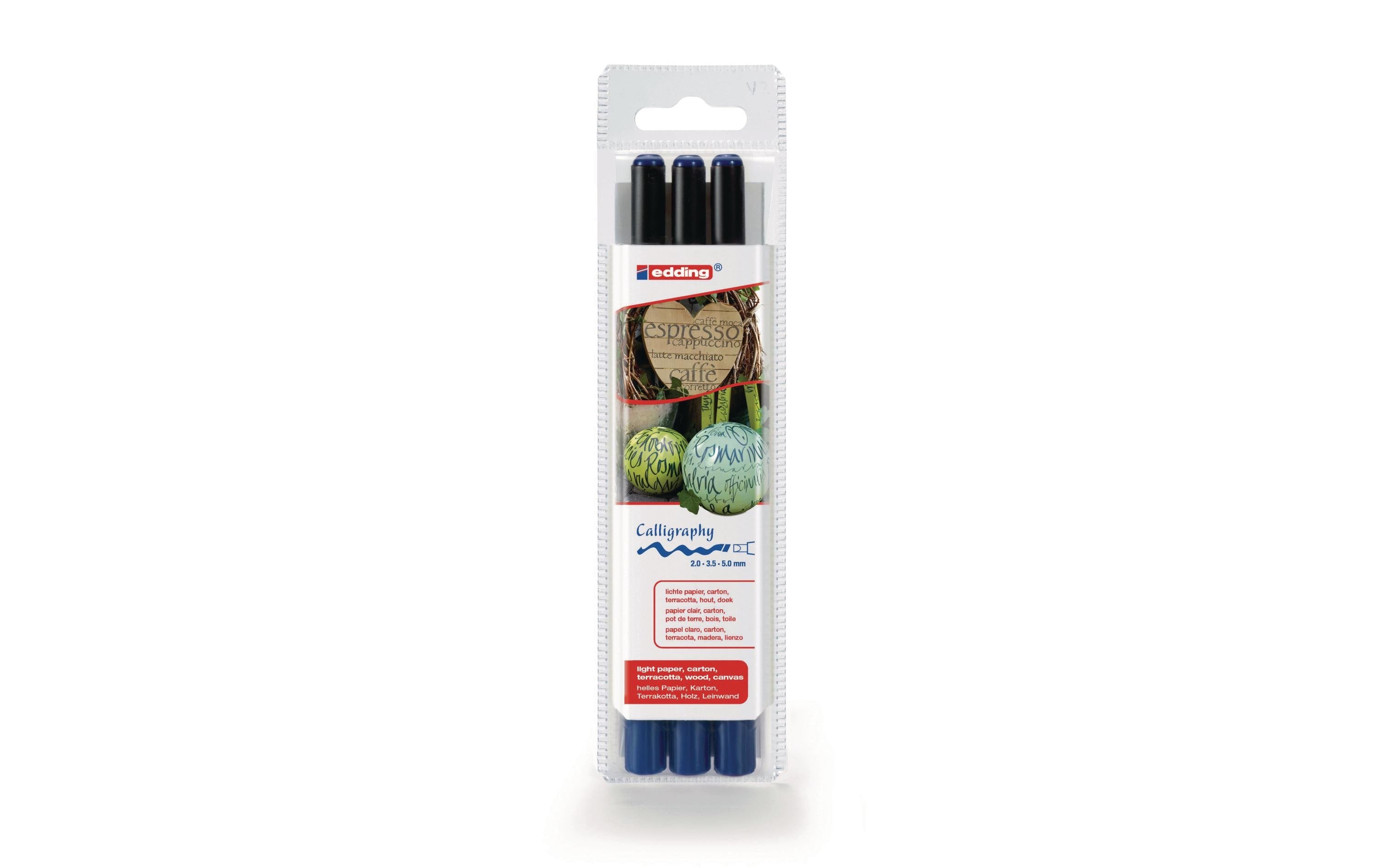 Edding Kalligraphie 1255 E-3 stahlblau stahlblau