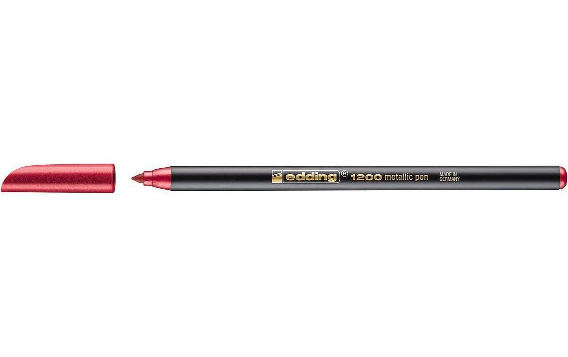 Edding Fasermaler 1200 Met rot-met.